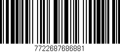 Código de barras (EAN, GTIN, SKU, ISBN): '7722687686881'