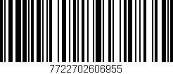 Código de barras (EAN, GTIN, SKU, ISBN): '7722702606955'