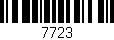 Código de barras (EAN, GTIN, SKU, ISBN): '7723'
