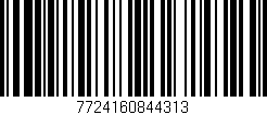 Código de barras (EAN, GTIN, SKU, ISBN): '7724160844313'