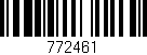 Código de barras (EAN, GTIN, SKU, ISBN): '772461'