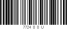 Código de barras (EAN, GTIN, SKU, ISBN): '7724_0_0_U'