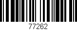 Código de barras (EAN, GTIN, SKU, ISBN): '77262'