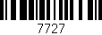Código de barras (EAN, GTIN, SKU, ISBN): '7727'