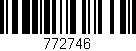 Código de barras (EAN, GTIN, SKU, ISBN): '772746'