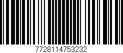 Código de barras (EAN, GTIN, SKU, ISBN): '7728114753232'