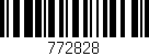 Código de barras (EAN, GTIN, SKU, ISBN): '772828'