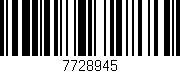 Código de barras (EAN, GTIN, SKU, ISBN): '7728945'