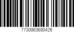 Código de barras (EAN, GTIN, SKU, ISBN): '7730983690426'