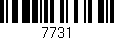 Código de barras (EAN, GTIN, SKU, ISBN): '7731'