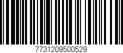 Código de barras (EAN, GTIN, SKU, ISBN): '7731209500529'
