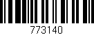 Código de barras (EAN, GTIN, SKU, ISBN): '773140'