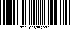 Código de barras (EAN, GTIN, SKU, ISBN): '7731806752277'