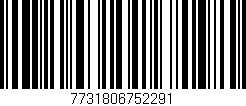 Código de barras (EAN, GTIN, SKU, ISBN): '7731806752291'