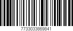 Código de barras (EAN, GTIN, SKU, ISBN): '7733033869841'