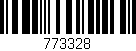 Código de barras (EAN, GTIN, SKU, ISBN): '773328'