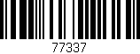 Código de barras (EAN, GTIN, SKU, ISBN): '77337'