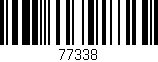 Código de barras (EAN, GTIN, SKU, ISBN): '77338'