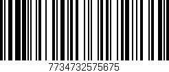 Código de barras (EAN, GTIN, SKU, ISBN): '7734732575675'