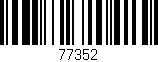 Código de barras (EAN, GTIN, SKU, ISBN): '77352'