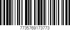 Código de barras (EAN, GTIN, SKU, ISBN): '7735769173773'