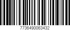 Código de barras (EAN, GTIN, SKU, ISBN): '7736490063432'