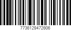 Código de barras (EAN, GTIN, SKU, ISBN): '7738129472806'