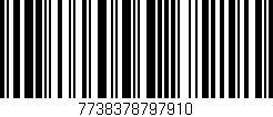 Código de barras (EAN, GTIN, SKU, ISBN): '7738378797910'