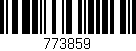 Código de barras (EAN, GTIN, SKU, ISBN): '773859'