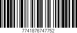 Código de barras (EAN, GTIN, SKU, ISBN): '7741876747752'