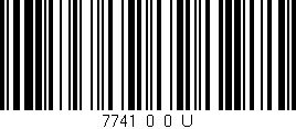 Código de barras (EAN, GTIN, SKU, ISBN): '7741_0_0_U'