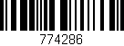 Código de barras (EAN, GTIN, SKU, ISBN): '774286'