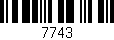 Código de barras (EAN, GTIN, SKU, ISBN): '7743'