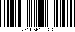 Código de barras (EAN, GTIN, SKU, ISBN): '7743755102836'