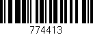 Código de barras (EAN, GTIN, SKU, ISBN): '774413'