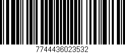 Código de barras (EAN, GTIN, SKU, ISBN): '7744436023532'