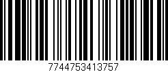 Código de barras (EAN, GTIN, SKU, ISBN): '7744753413757'