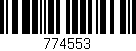 Código de barras (EAN, GTIN, SKU, ISBN): '774553'