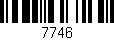 Código de barras (EAN, GTIN, SKU, ISBN): '7746'