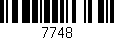 Código de barras (EAN, GTIN, SKU, ISBN): '7748'
