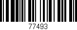 Código de barras (EAN, GTIN, SKU, ISBN): '77493'