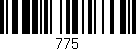 Código de barras (EAN, GTIN, SKU, ISBN): '775'