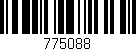 Código de barras (EAN, GTIN, SKU, ISBN): '775088'
