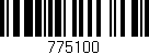 Código de barras (EAN, GTIN, SKU, ISBN): '775100'
