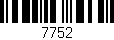 Código de barras (EAN, GTIN, SKU, ISBN): '7752'