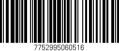 Código de barras (EAN, GTIN, SKU, ISBN): '7752995060516'