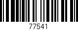 Código de barras (EAN, GTIN, SKU, ISBN): '77541'