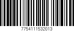 Código de barras (EAN, GTIN, SKU, ISBN): '7754111532013'