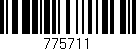 Código de barras (EAN, GTIN, SKU, ISBN): '775711'