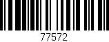 Código de barras (EAN, GTIN, SKU, ISBN): '77572'